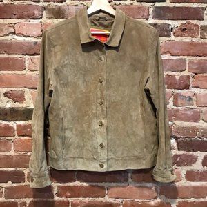 Izaac Mizrahi for Target Leather Shacket Jacket Size Medium Women's